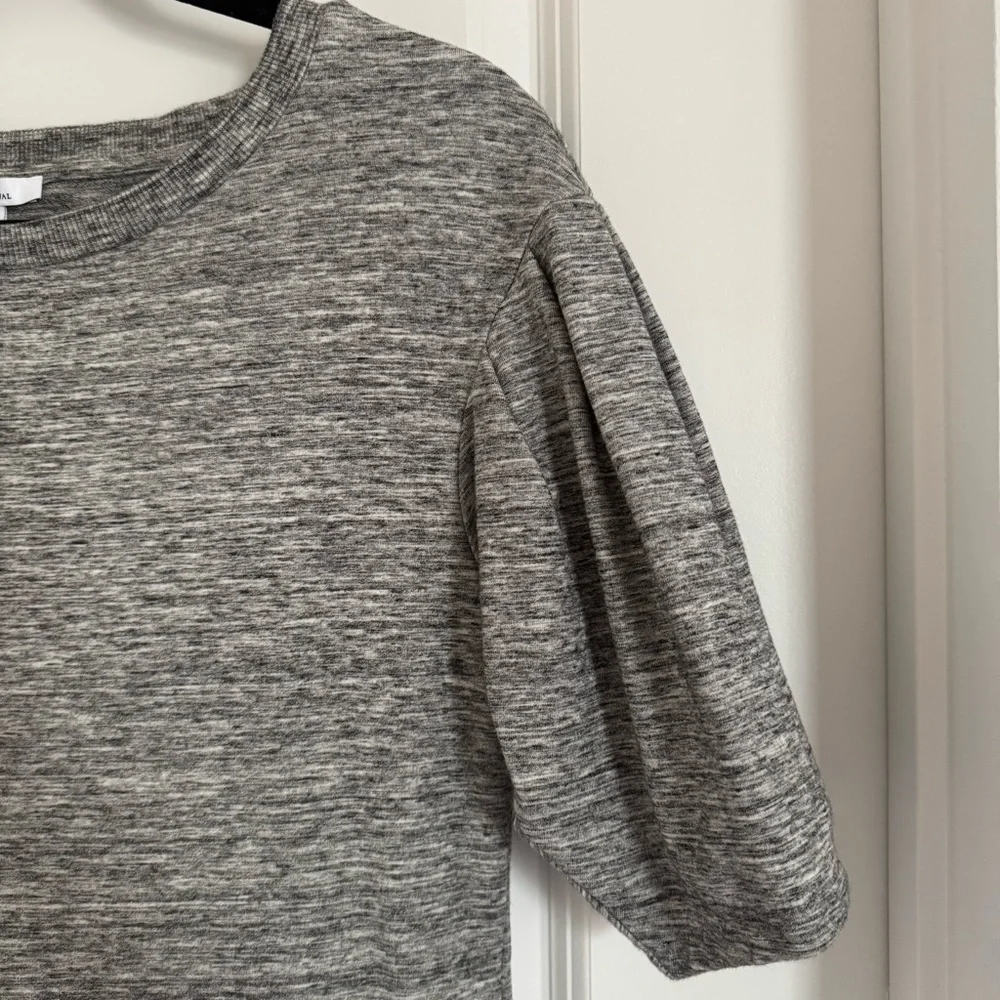 Daily Ritual Heather Gray Mini Dress, XS - Picture 4 of 12